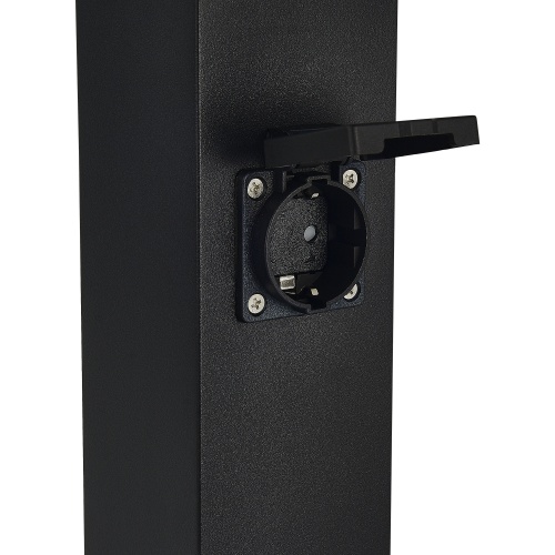 SL9012.405.00 Столб уличный 2 розетки ST-Luce черный 3500W SOCKET