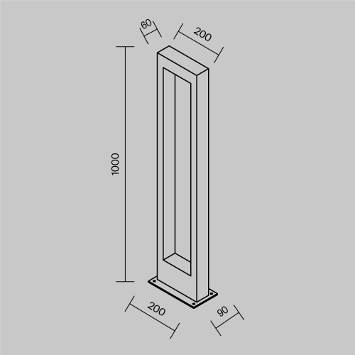 Ландшафтный светильник Outdoor O425FL-L10GF