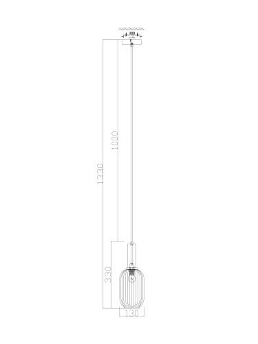 Подвесной светильник Freya FR8013PL-01AM
