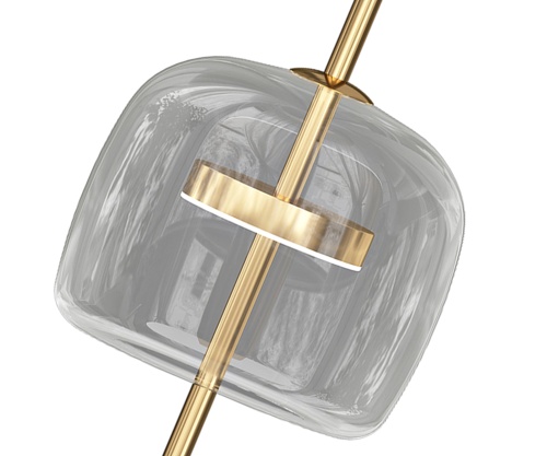 Настольная Kink Light лампа Розия бронза/серый 07715-T,20(16)