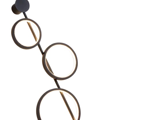 Бра Kink Light Адами черный Led 40w (4000K) 2210,19