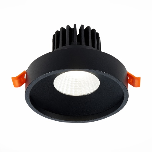 ST751.438.10 Св-к встр. Черный LED 1*10W 3000K 750Lm Ra&gt;90 38° IP20 D100xH75 170-240V Встраиваемые светильники