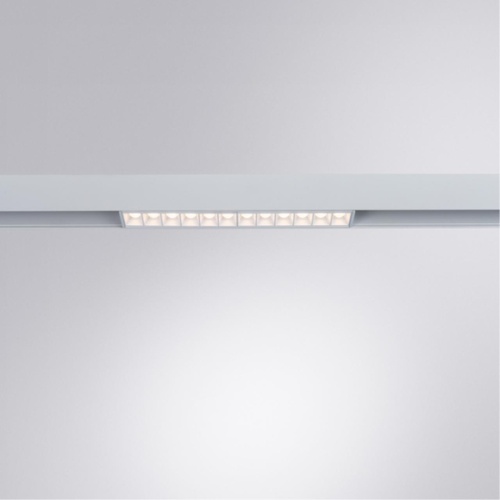 Магнитный трековый светильник Arte lamp A4634PL-1WH СВЕТИЛЬНИК ПОТОЛОЧНЫЙ LINEA 48В 15Вт 1100Лм 4000К 90+ 24°