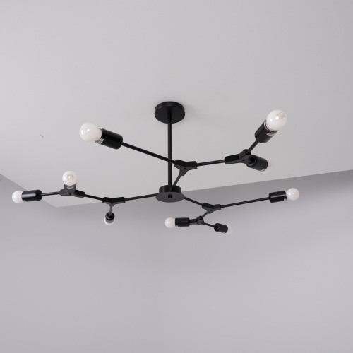 Люстра на штанге LATE D103 Black 193583-26