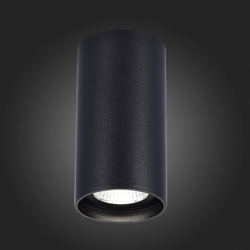 ST157.432.15 Светильник потолочный Черный LED 1*15W 3000K 1 200Lm Ra&gt;90 60° IP44 D75xH140 220-265V Накладные светильники