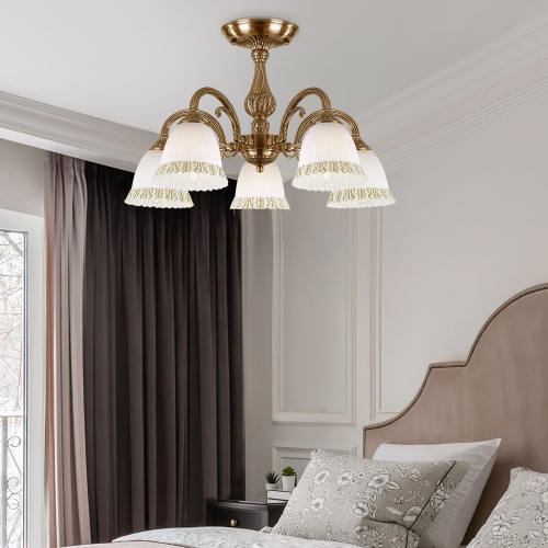 Потолочный светильник Eurosvet 60107/5 античная бронза