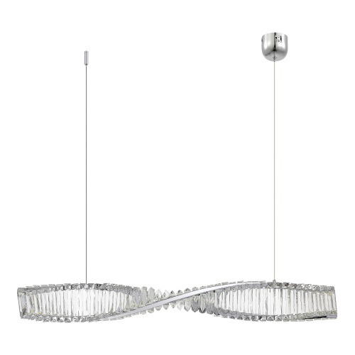 SL6205.113.01 Светильник подвесной ST-Luce Хром/Прозрачный LED 1*21W 4000K ELICA