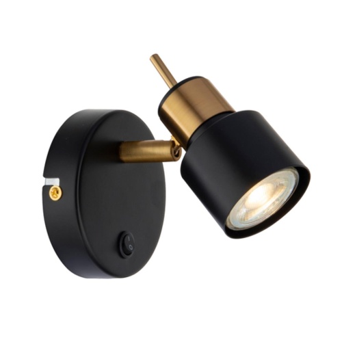 Arte lamp A1906AP-1BK СВЕТИЛЬНИК НАСТЕННЫЙ