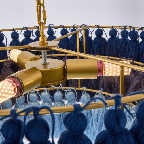 Подвесная люстра TASSEL Синий 179697-26