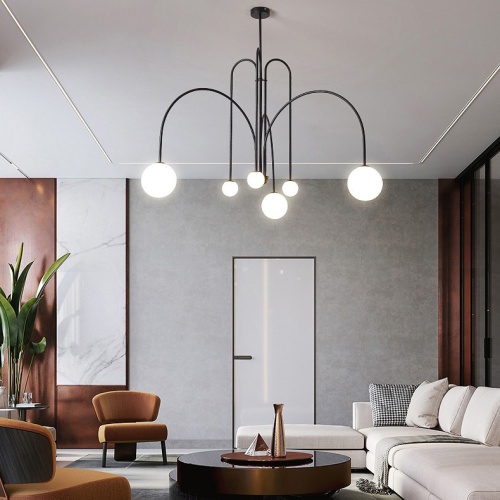 Люстра На Штанге Day L6 D75 Black от Imperiumloft 151603-26