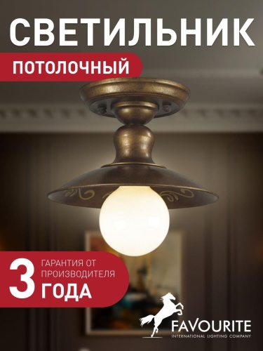 Потолочный светильник 1214-1U