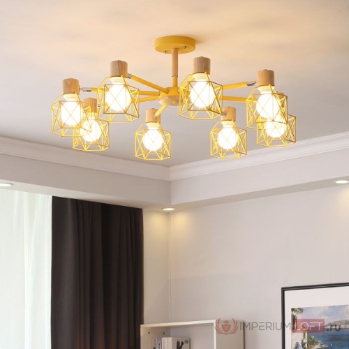 Потолочная Люстра Corf B3 Green 6 Lamps от Imperiumloft 189484-26