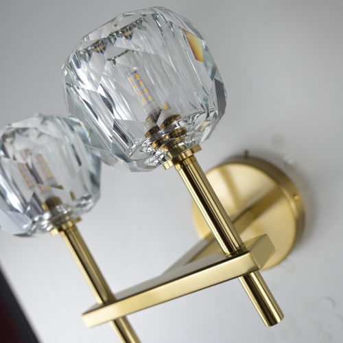 Бра Boule de Cristal Double Sconce Brass 73769-22