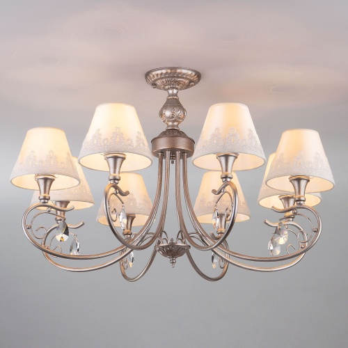 Потолочный светильник Eurosvet 60069/8 серебро