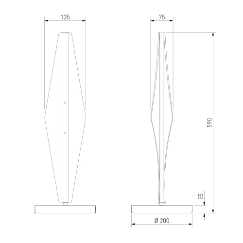 Настольный светильник Eurosvet 308052 LED латунь