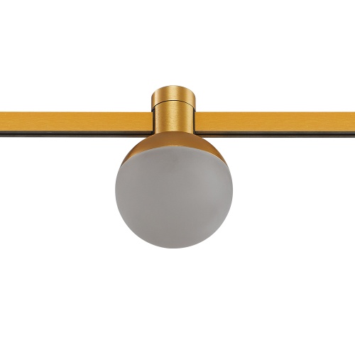 ST815.206.05 Магнитный трековый светильник FARM Золотистый LED 1*5W 3000K 89Lm Ra90 120 IP20 D75xH10 FARM