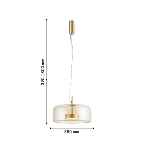 Подвес Favourite 4235-2P, подвес, D380xH390/1800, LEDx12W, 1300LM, 4000K, included