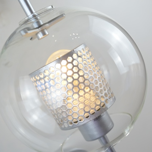 Настенный светильник CATCH WALL ball L55 steel 189444-26