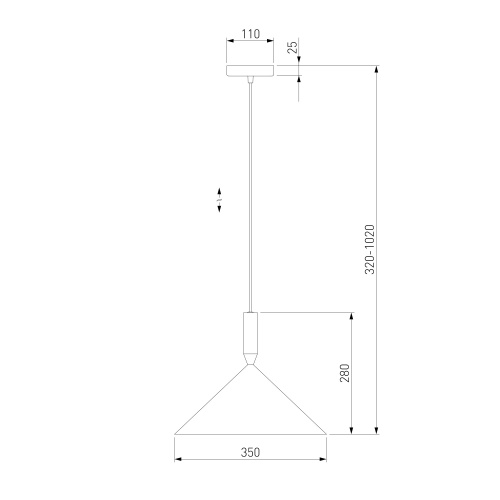 Подвесной светильник Eurosvet 50024/1 серый