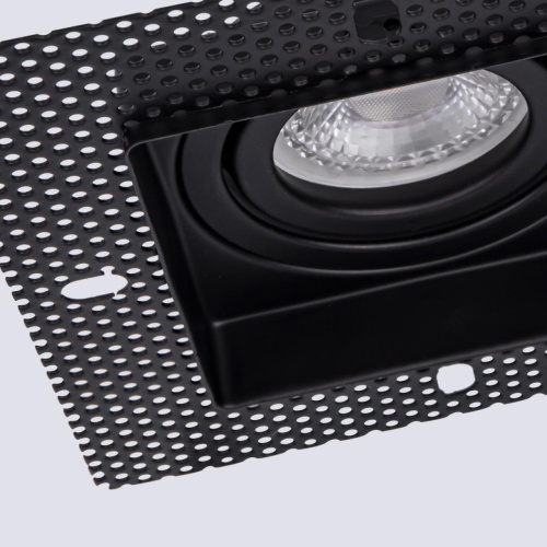 Врезной светильник под штукатурку Favourite 4536-1C, врезной светильник под штукатурку, L125xW125xH36, cutout:L80xW80, 1xGU10x35W, IP20, excluded