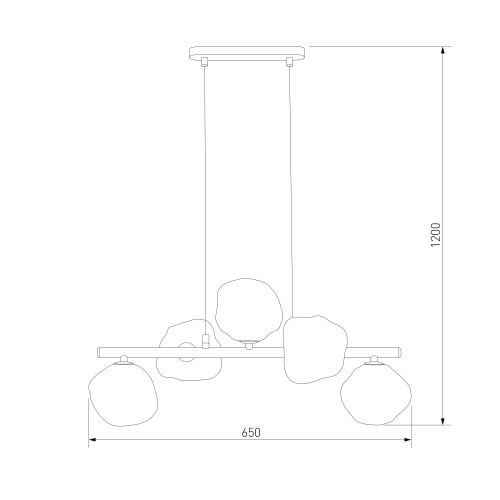 Подвесной светильник TK Lighting 11111 Lava Sabia