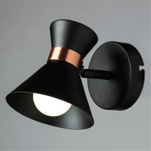 Arte lamp A1406AP-1BK СВЕТИЛЬНИК НАСТЕННЫЙ