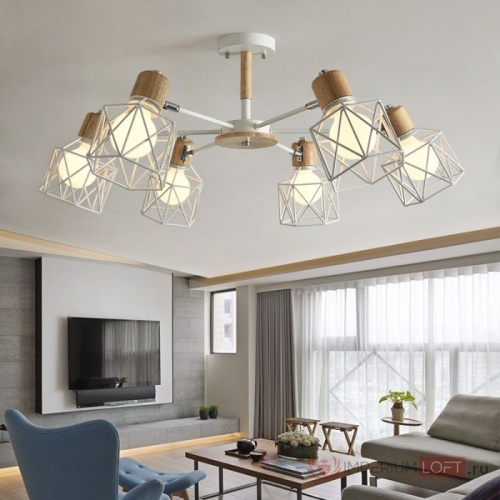 Потолочная Люстра Corf B3 White 6 Lamps от Imperiumloft 189480-26