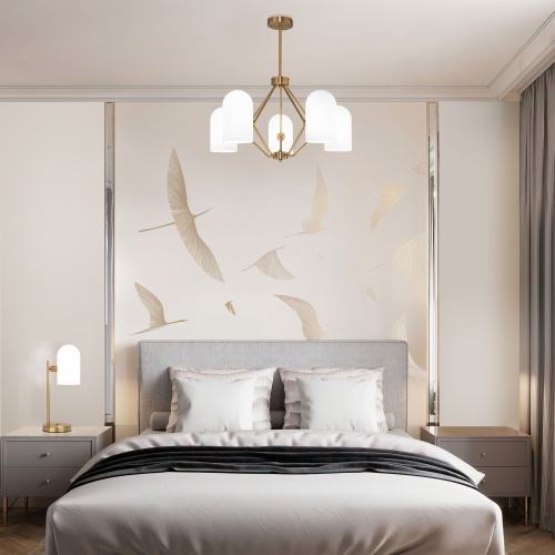  Eurosvet 01164/1/ настольный светильник/ латунь