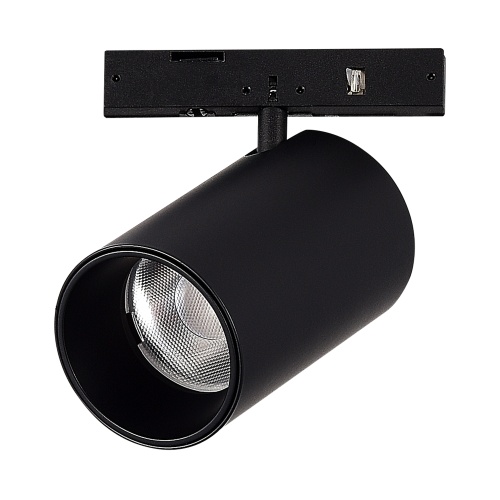 ST671.436.05 Магнитный трековый светильник Черный LED 1*5W 3000K 340Lm Ra&gt;90 36° IP20 D35xH58 24V SUPER5