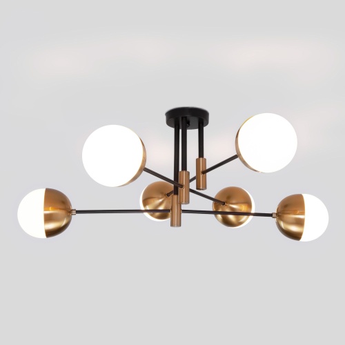 Потолочный светильник Eurosvet 70129/6 латунь Smart