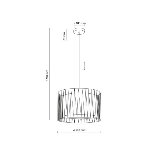 Подвесной светильник TK Lighting 11461 Harmony