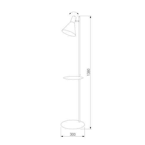 Напольный светильник TK Lighting 5864 Jump