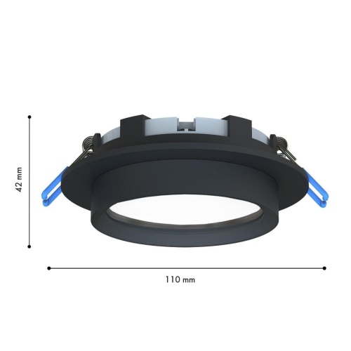 Уличный врезной светильник Favourite 4671-1U, уличный светильник, D110xH42, cutout:D95, 1xGX53LEDx15W, IP44, excluded