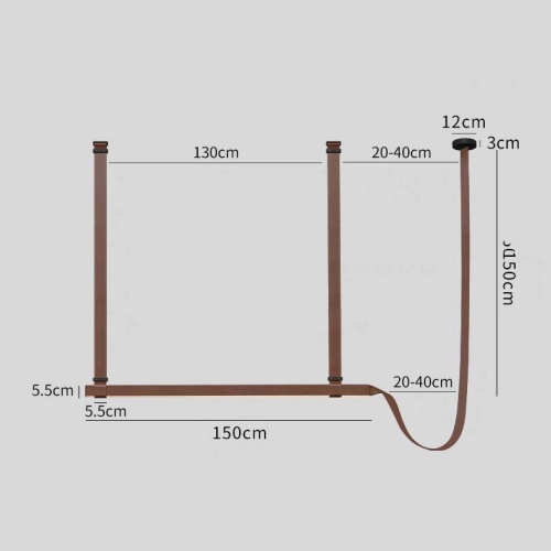Подвесной светильник Strong L1500 342641-73