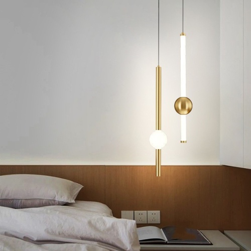 Подвесной светильник WAND VRT A H50 Brass 345103-23
