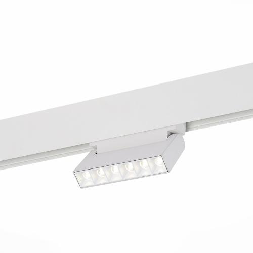 ST364.546.06 Магнитный трековый светильник белый LED 1*6W 4000K 532Lm Ra&gt;80 36° IP20 L120xW22xH108 4 SKYLINE 48