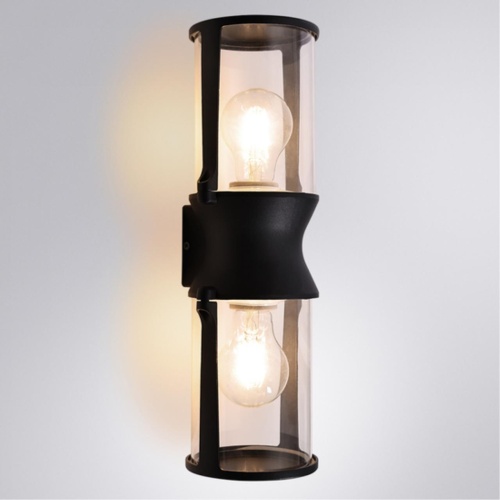 Уличный настенный светильник Arte lamp A8306AL-2BK УЛИЧНЫЙ СВЕТИЛЬНИК