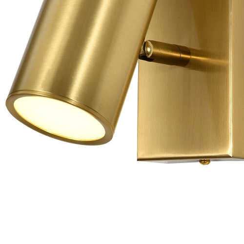 Настенный светильник Escada 10283/1 LED*6W Brass