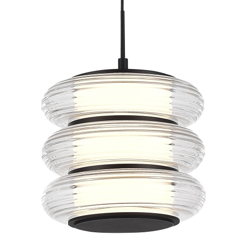 SL6239.403.03 Светильник подвесной ST-Luce черный/прозрачный LED 1*16W 3000K FRITTELA