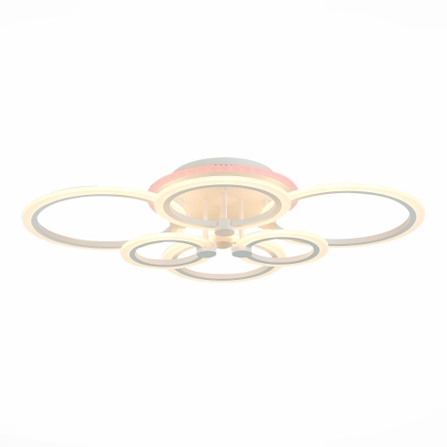 SLE500552-06RGB Светильник потолочный Белый/Белый LED 1*132W RGB 8W 3000-6000K CERINA