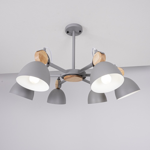 Люстра на штанге ROLLA 6 Gray 178069-26