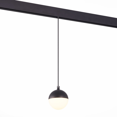 ST358.443.07 Магнитный трековый светильник подвесной Черный LED 1*7W 4000K 520Lm Ra&gt;80 120° IP20 D90 SKYLINE 48