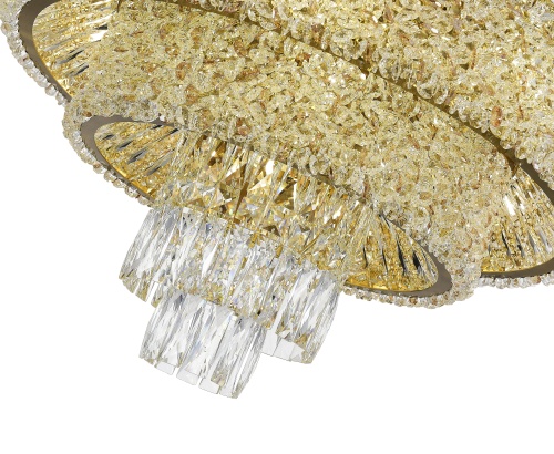 SL1637.302.16 Светильник потолочный ST-Luce Латунь/Прозрачный, Янтарный E14 16*60W SELINE