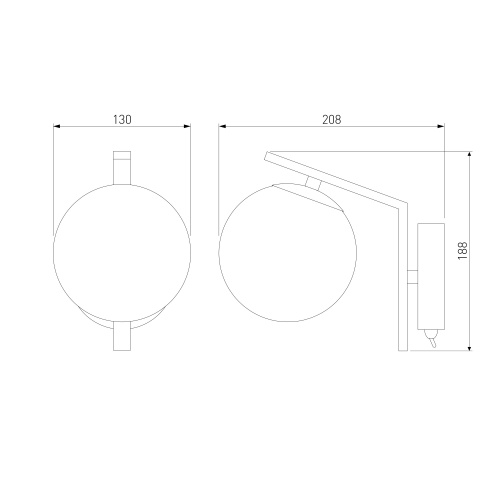 Настенный светильник Eurosvet 70132/1 хром