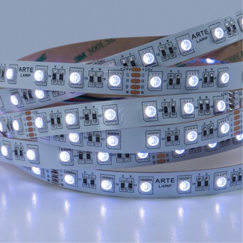 Arte lamp A2406012-01-RGB4K Светодиодная лента 24В 14,4Вт/м RGB+4000К 90+ 10мм SMD5050 60шт/м 5м IP20