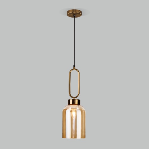 Подвесной светильник Eurosvet 50229/1 янтарный