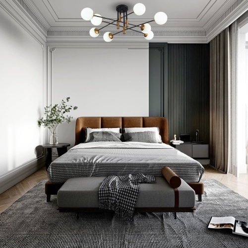 SL1203.402.08 Люстра потолочная ST-Luce Бронза,Черный/Белый E27 8*40W ЛИМАНО