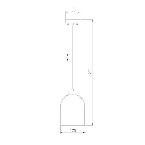 Подвесной светильник Eurosvet 50119/1 никель