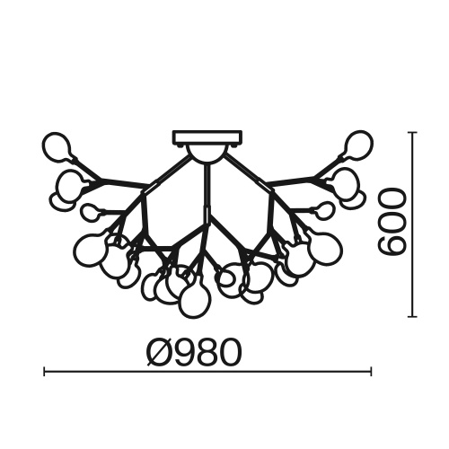 Потолочный светильник Freya FR5049CL-36W1