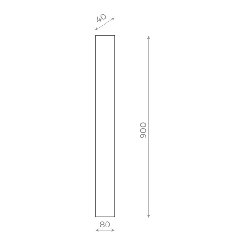 SL9511.411.01 Светильник уличный настенный ST-Luce Черный LED 1*24W 4000K NUVOLA